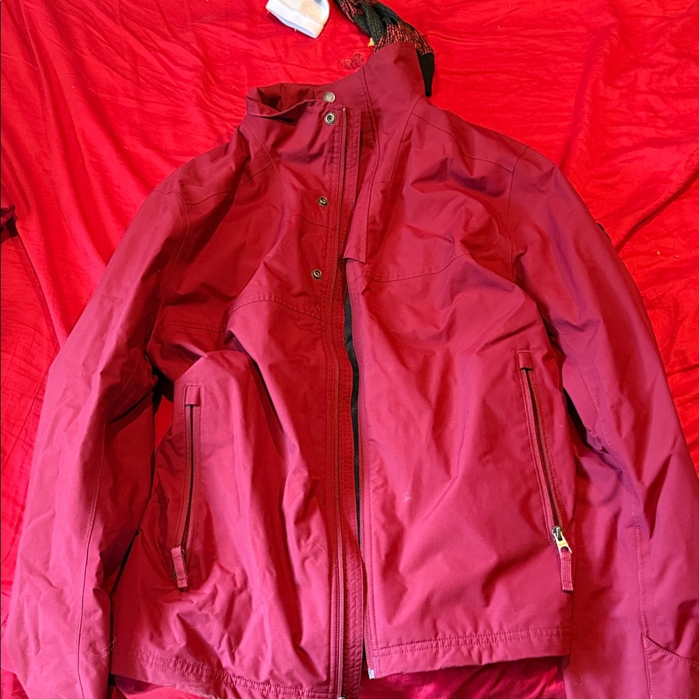 Red Timberland Lightweight Zip Jacket
